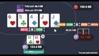 Jugando NL25 en BODOG - Poker - Aprende a ganar sin HUD