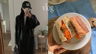 vlog. 추워졌으니 얼굴관리 서울에 푸글렌이 생겼어요! 샌드위치,요거트볼,오트라떼 참 맛있네