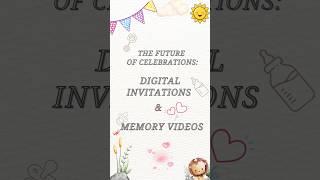 Customized Digital Invitations #digitalinvitation #baby #custominvitations #whatsappinvitations