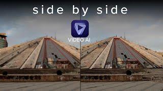 Topaz Video AI 4 - Side by Side Comparison