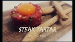 Steak tartare de añojo.