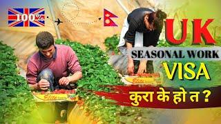 UK SEASONAL WORK VISA  | UK AGRICULTURE  FARMING VISA | SIX MONTHS VISA  | VISA FOR NEPALI  | 2022