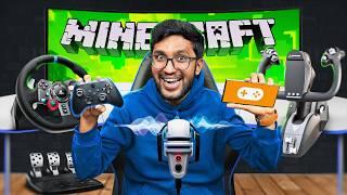 I PLAYED MINECRAFT WITH EVERY CONTROLLER !