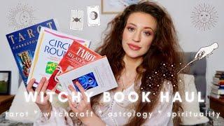 WITCHY BOOK HAUL (TAROT, WITCHCRAFT, ASTROLOGY, CANDLE MAGICK & SPIRITUALITY) | EMILY'S TAROT MAGICK