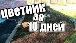 Как создать цветник (миксбордер) за 10 дней своими руками с нуля!!??!/ #деревня/#mixborders