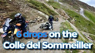 Surviving 6 Motorbike Drops on Colle del Sommeiller