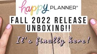 The Happy Planner Fall Release 2022 Unboxing! NEW Product Haul! Planners, Stickers & More