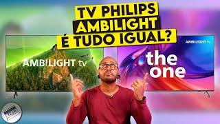 TV PHILIPS AMBILIGHT 2023 | PUG7908 VS PUG8808 - O QUE MUDA?