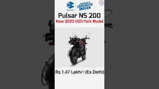 #shorts 2023 new pulsar NS 200 usd fork latest model onroad price and colours details.