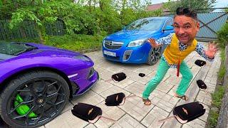 Twin Mr. Joe Blew Car Keys VS Mr. Joe on Lamborghini Kids Video