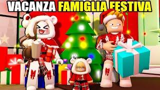 VACANZA NATALIZIA DI FAMIGLIA REALISTICA SU BROOKHAVEN ROBLOX!