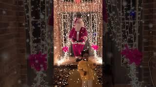 Dancing Santa & A Cute Girl  Merry Christmas & Happy Holidays 