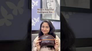 Don’t miss this!! Bride’s Essential Emergency Kit #bridetobride #essentials #emergencykit #explore