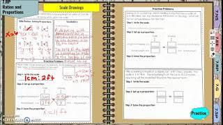 Scale Drawing Journal Notes