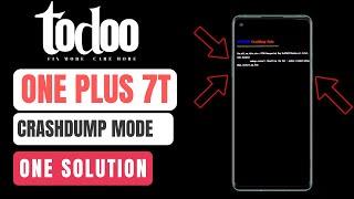 OnePlus 7 / 7 Pro / 7T / 7T Pro Qualcomm Crashdump Mode Fix