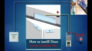 how to installation  access control system Zk f18