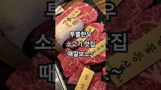품질 좋은 고기와 부드러운 식감의 즐거움 #투뿔한우1++ #부산맛집 #맛집 #소고기 #한우 #살치살 #꽃등심 #등심 #사시미 #서면 #food