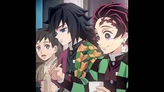 Tanjiro stalking Giyuu #kimetsunoyaibaedit #demonslayer #kimetsunoyaiba #knyedit #anime