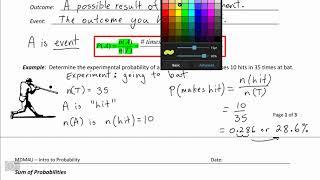 MDM4U 1 1 Simple Probability   Edited