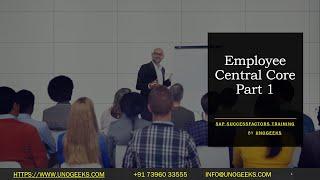 SAP SuccessFactors Training | Employee Central Core Part 1 | SAP SuccessFactors Demo