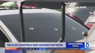 Shooting outside St. John Bosco High School during youth sporting event kills 1