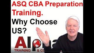 ASQ CBA Preparation Training, Why Choose Alpha? (ASQ CBA online training)