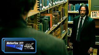 John Wick vs Ernest / Library Fight Scene | 60FPS | John Wick  Chapter 3 - Parabellum 2019