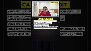 CA Inter Audit - The RIGHT SEQUENCE of PREPARATION! | Neeraj Arora #shorts