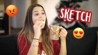 Čo milujem a neznášam na Vianociach SKETCH | Patra Bene