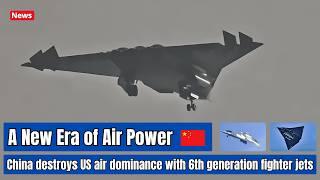 CHINA'S 6th Generation Fighter Jet Is Already In The Air, America's NGAD Is Still Under Construction