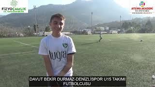 DAVUT BEKİR DURMAZ DENİZLİSPOR U15 TAKIMI FUTBOLCUSU