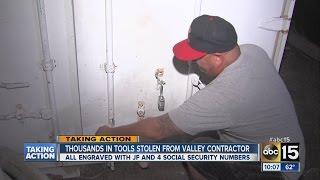 Valley contractor has tools stolen from job site