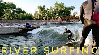 Shredding Pueblo Colorado's NEW River Surfing Wave!