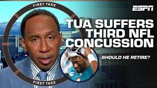 First Take addresses Tua Tagovailoa's concussion  Should he ever play again? | First Take