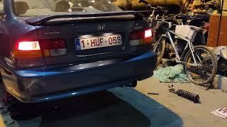 HKS HI-POWER exhaust civic ej6 Vaillante sound