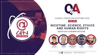 Q&A Global Forum on Nicotine 2020 Day #2