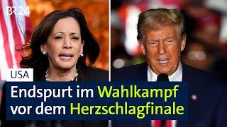 US-Präsidentschaftswahl: Knappe Entscheidung erwartet | BR24