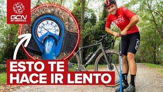 La presión incorrecta te hace ir mucho más lento | Test de 3 presiones