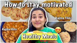 How to Stay Motivated in a Weight Loss Journey / Sharing Healthy Meals (VLOG)