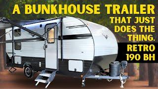 A Bunkhouse Trailer That Just Does The Things - Retro 190BH - 2024 model