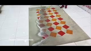 scraping carpet cleaning competition#asmr#satisfying #cleaningcarpet