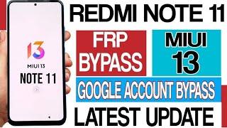 Redmi Note 11 MIUI 13 FRP Bypass in Under 5 Minutes / redmi note 11 frp bypass miui 13