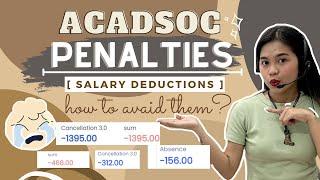 Acadsoc PENALTIES 2021┃UPDATED┃How to avoid them?