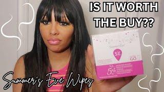 TRIED IT: Summer's Eve Wipes REVIEW | Best Intimate Wipes? | Feminine Hygiene Must Have?