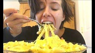 Creamy Gooey Noodles!! MUKBANG