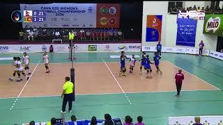 CAVA U20 Women's Volleyball Championship 2024! NEP VS SRI