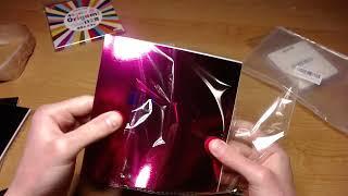 unboxing origami paper and foil