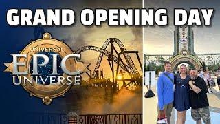 Park Stop's EPIC UNIVERSE GRAND OPENING Vlog