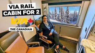 Via Rail Cabin For 2 Room Tour on the Canadian | One of Our Favorite Train Sleeper Cars