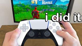 I used ALL PLAYSTATION Controllers and WON in Fortnite...